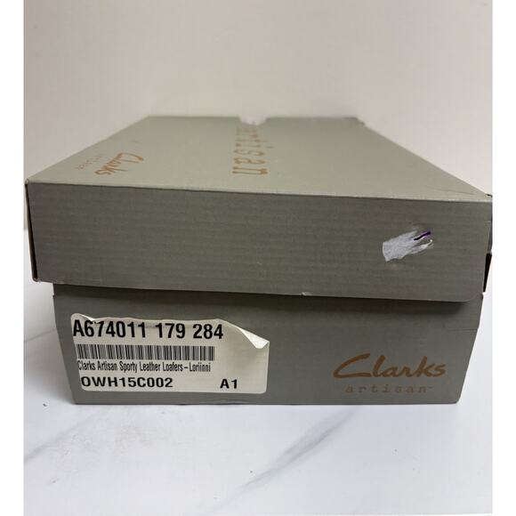 Clarks Artisan Womens Leather Platform Loafers Tan Sporty Comfort Size 8 - Picture 9 of 11